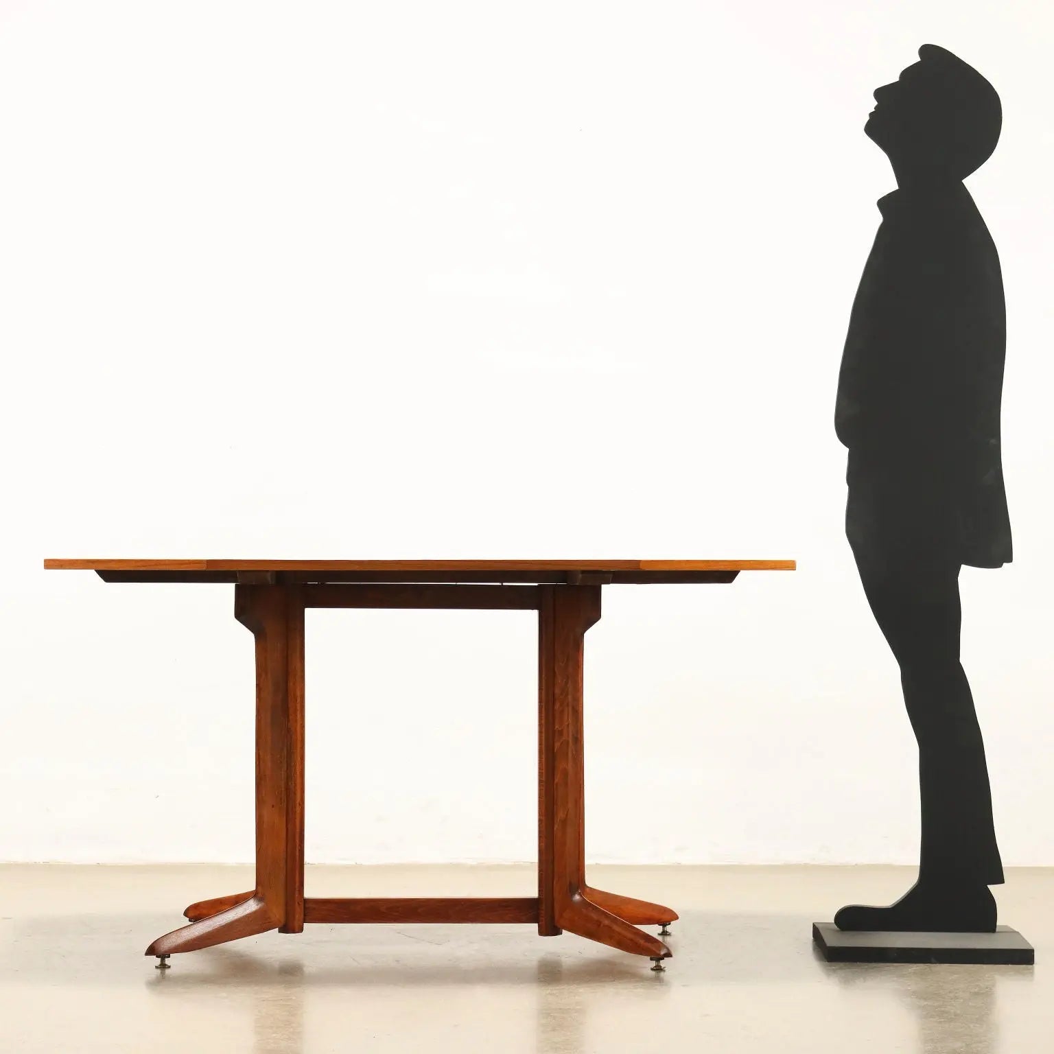 Vintage 1960s Table Teak Beech Restored Italy | Modernism | Tables