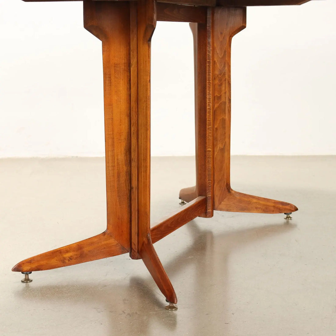 Vintage 1960s Table Teak Beech Restored Italy | Modernism | Tables
