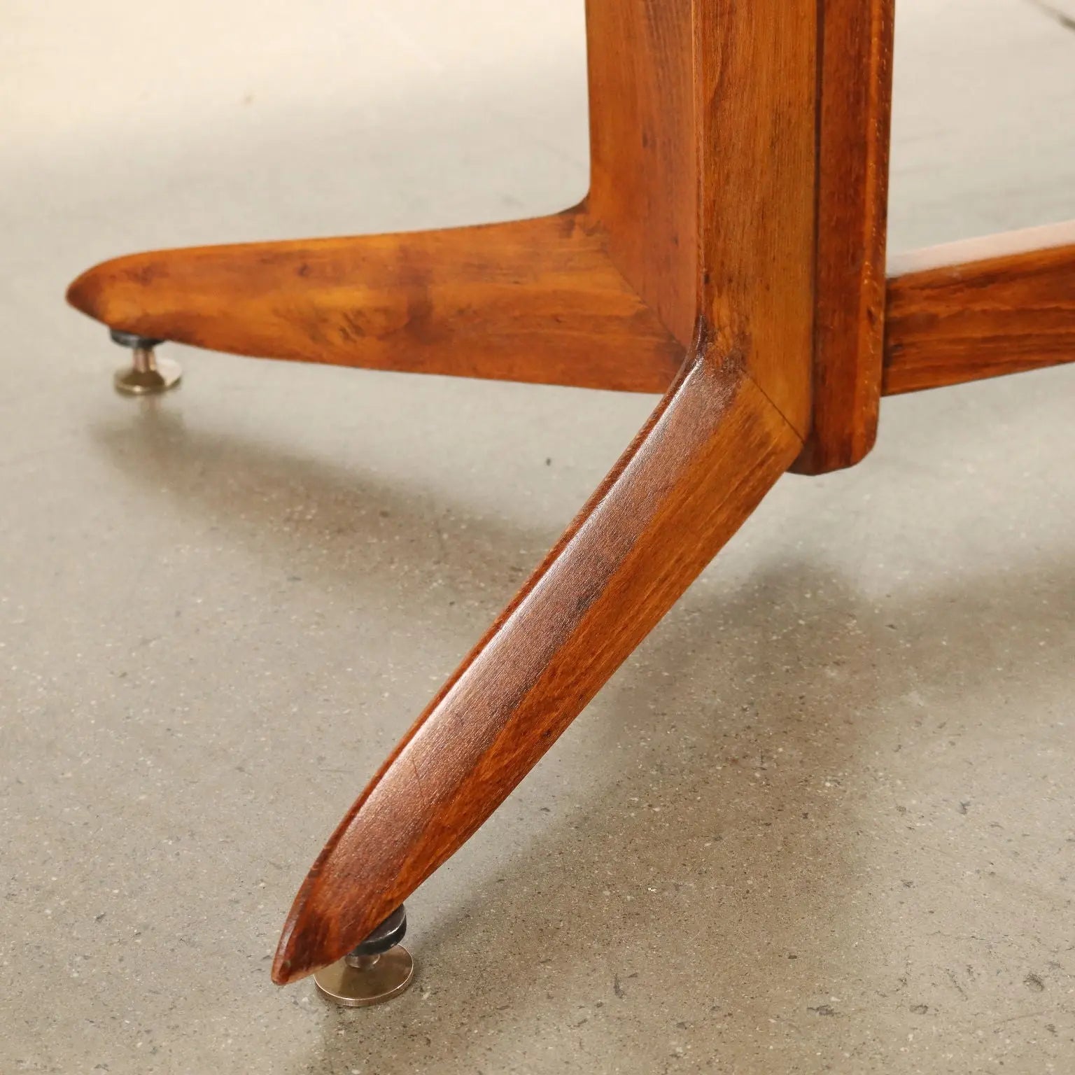 Vintage 1960s Table Teak Beech Restored Italy | Modernism | Tables