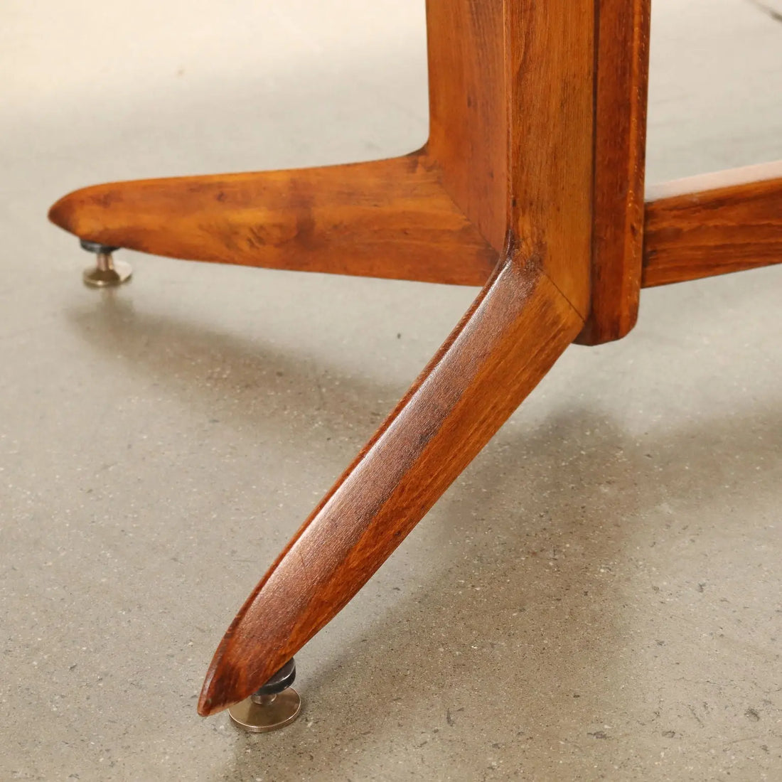 Vintage 1960s Table Teak Beech Restored Italy | Modernism | Tables