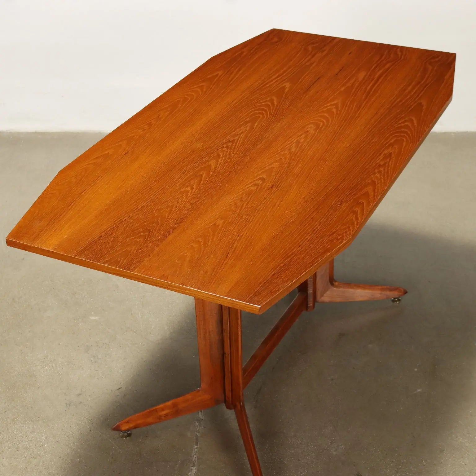Vintage 1960s Table Teak Beech Restored Italy | Modernism | Tables