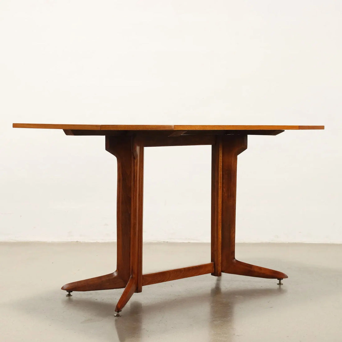 Vintage 1960s Table Teak Beech Restored Italy | Modernism | Tables