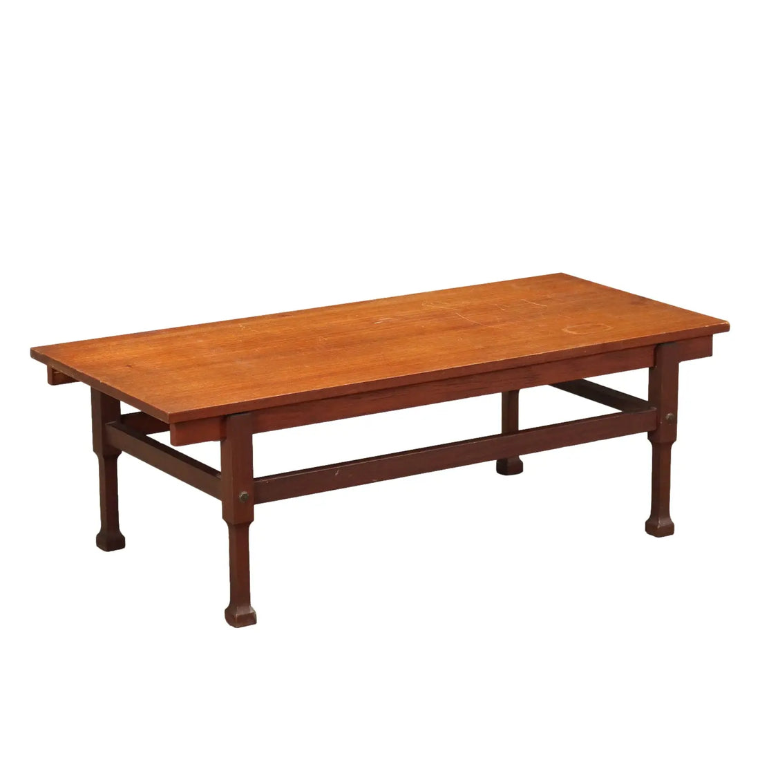 Vintage Coffee Table Italy 1960s Solid Veneered Wood Teak | Modernism | Tables