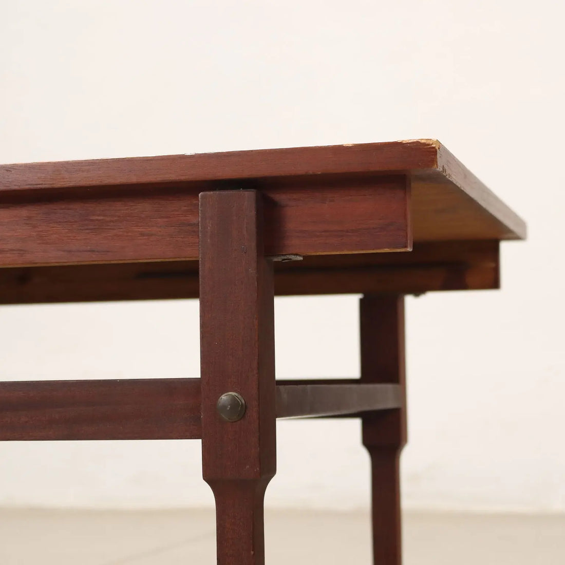 Vintage Coffee Table Italy 1960s Solid Veneered Wood Teak | Modernism | Tables