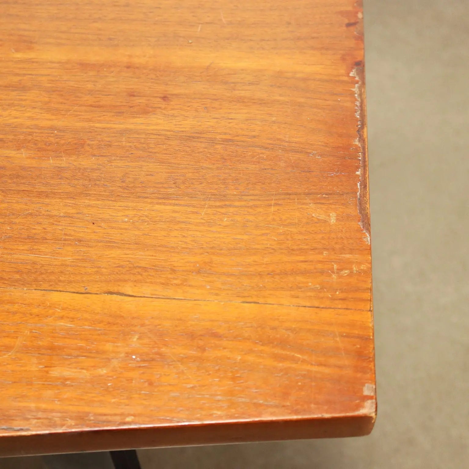 Vintage Italian Table 1960s Ebony Painted Wood Veneered Top | Modernism | Tables