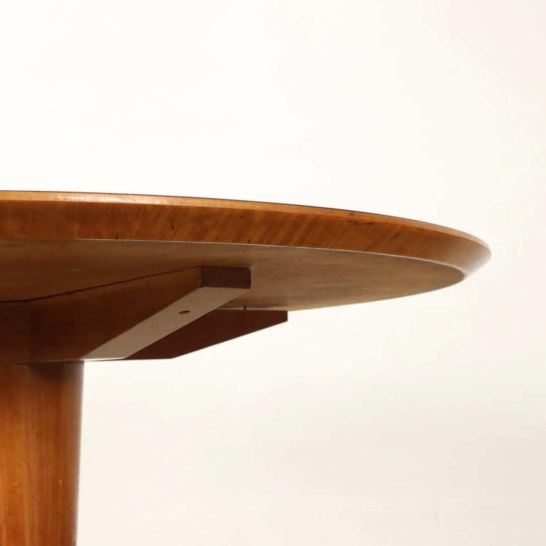 Vintage Table Enamelled Metal Painted Beech Wood Brass Design 1960s | Modernism | Tables