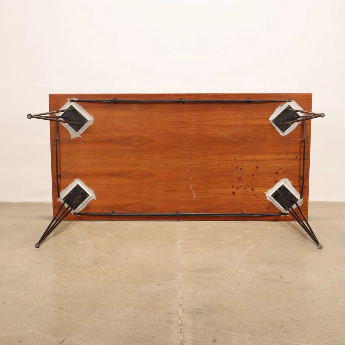 Vintage Table Laminate Metal Wood Italy 1960s | Modernism | Tables