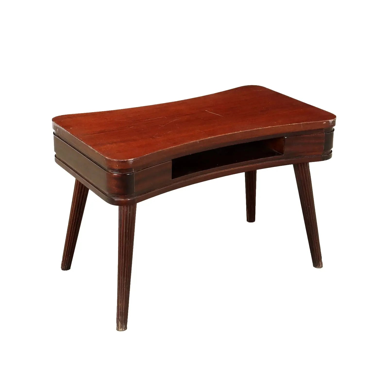 Vintage Table from the 50s-60s Mahogany Veneered Wood Painted Beech | Modernism | Tables