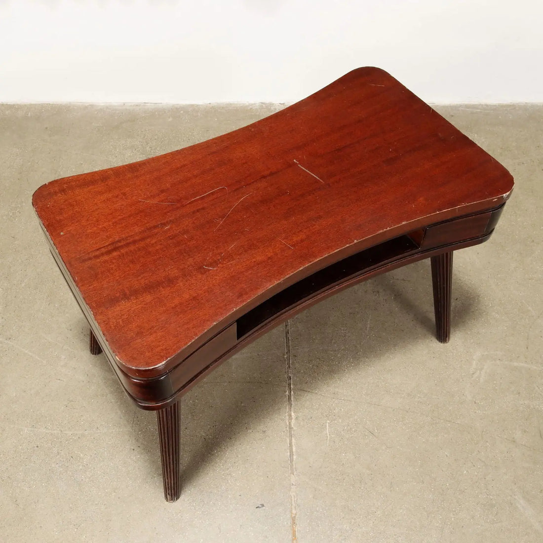 Vintage Table from the 50s-60s Mahogany Veneered Wood Painted Beech | Modernism | Tables