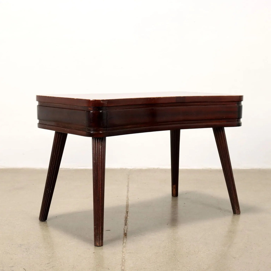 Vintage Table from the 50s-60s Mahogany Veneered Wood Painted Beech | Modernism | Tables