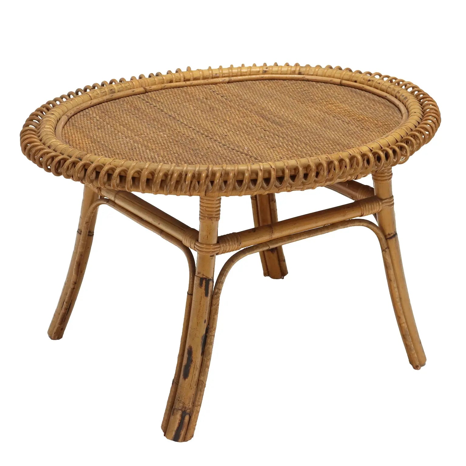Vintage Coffee Table Bamboo Italy 1950s-1960s | Modernism | Tables