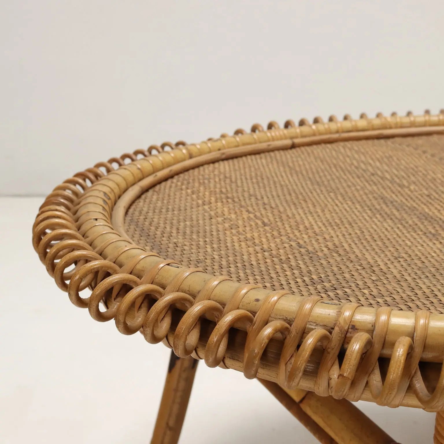 Vintage Coffee Table Bamboo Italy 1950s-1960s | Modernism | Tables