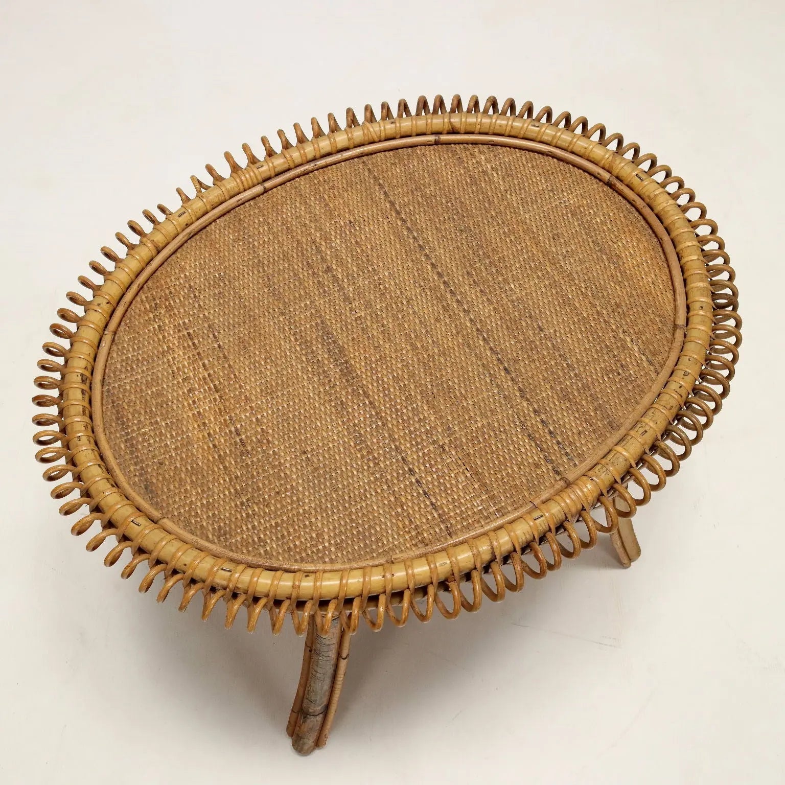 Vintage Coffee Table Bamboo Italy 1950s-1960s | Modernism | Tables