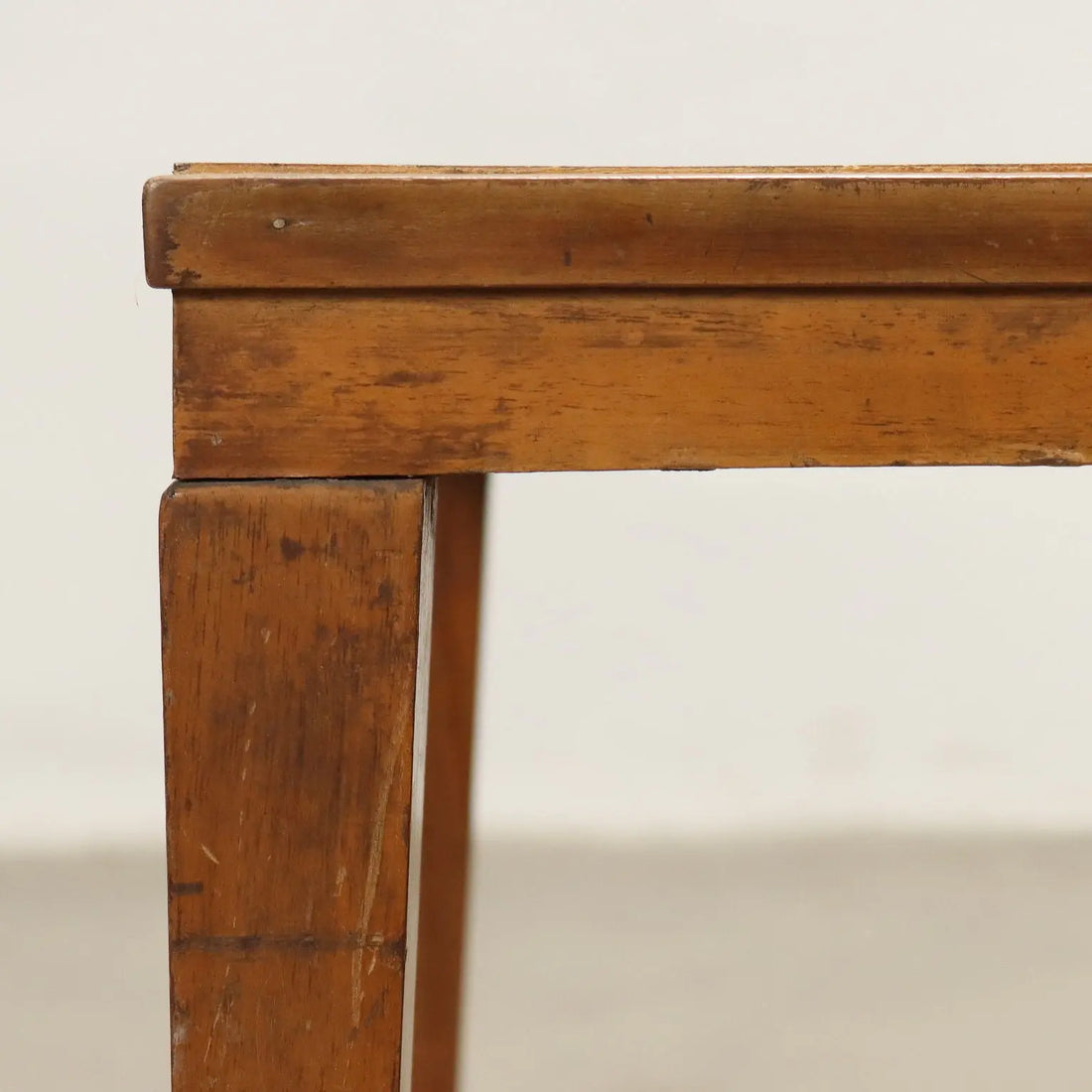 Vintage 1950s Coffee Tables Walnut Truncated Pyramid Feet | Modernism | Tables