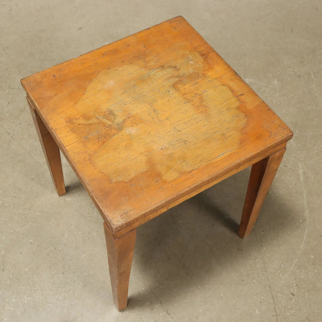 Vintage 1950s Coffee Tables Walnut Truncated Pyramid Feet | Modernism | Tables