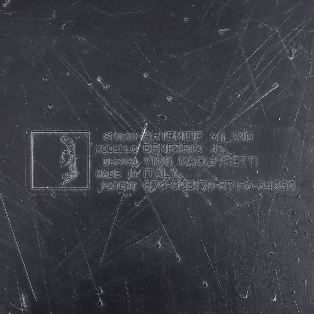 Artemide Demetrio 45 Coffee Table Vintage Design Italy 1970s - Design Vico Magistretti | Modernism  Tables