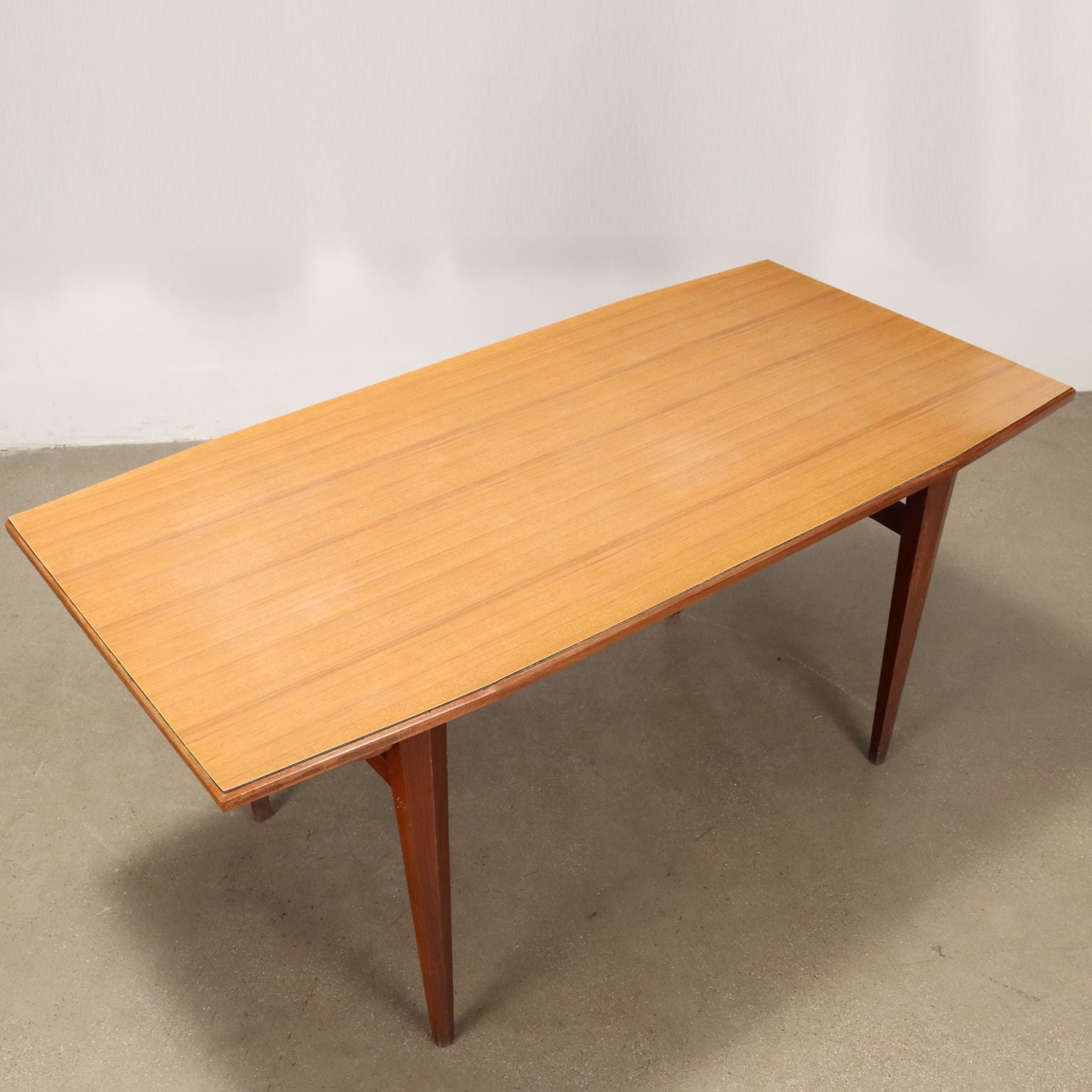 Vintage 1960s Table Painted Beech Wood Laminate Italy | Modernism  Tables