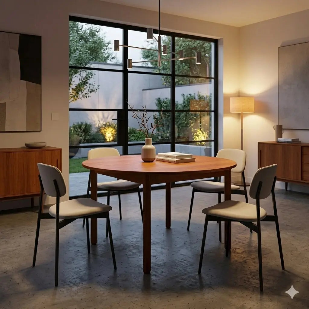 Vintage 1960s Extendable Table Teak Veneered Italy | Modernism | Tables