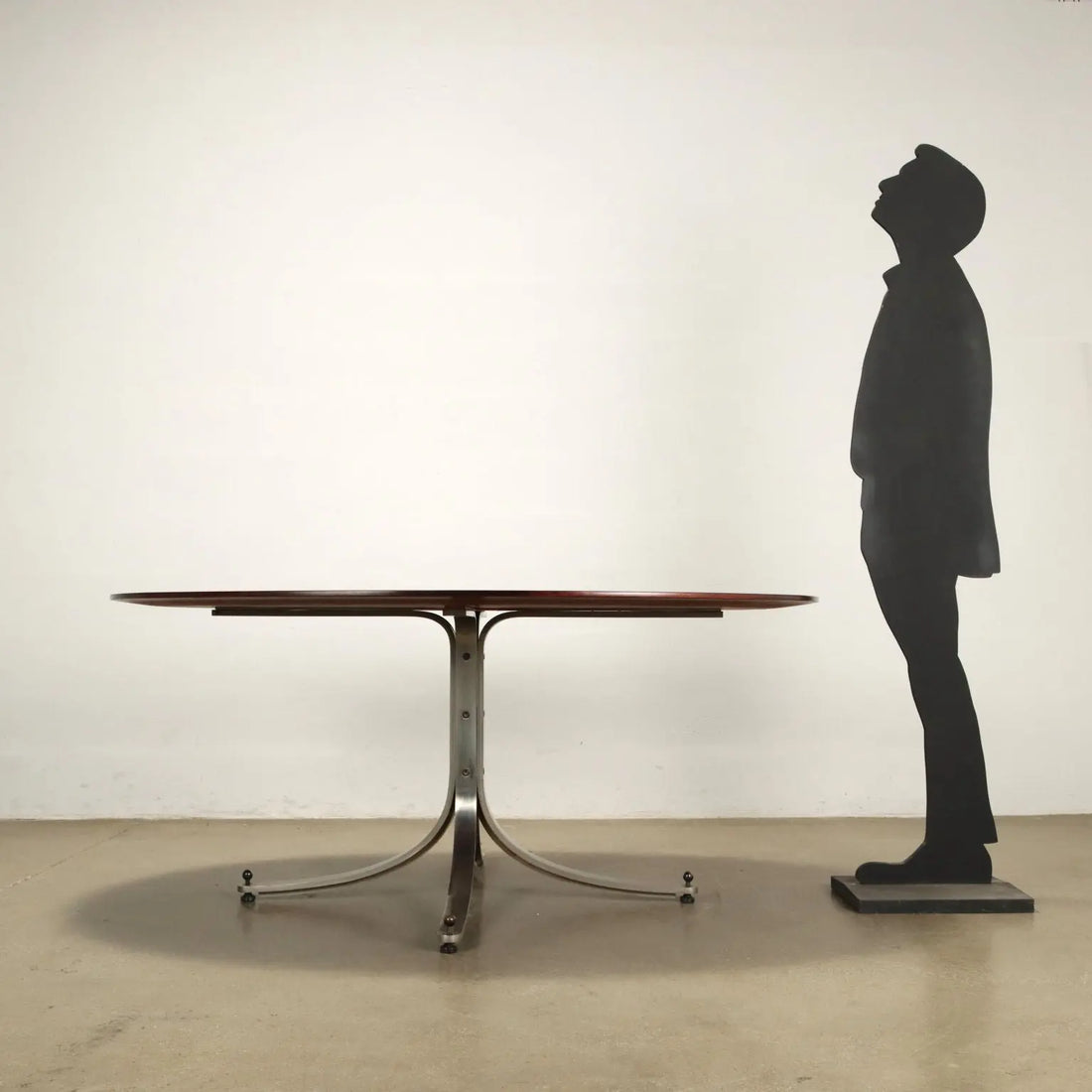 Vintage 1960s Arflex Table Design Sergio Mazza Stainless Steel | Modernism | Tables