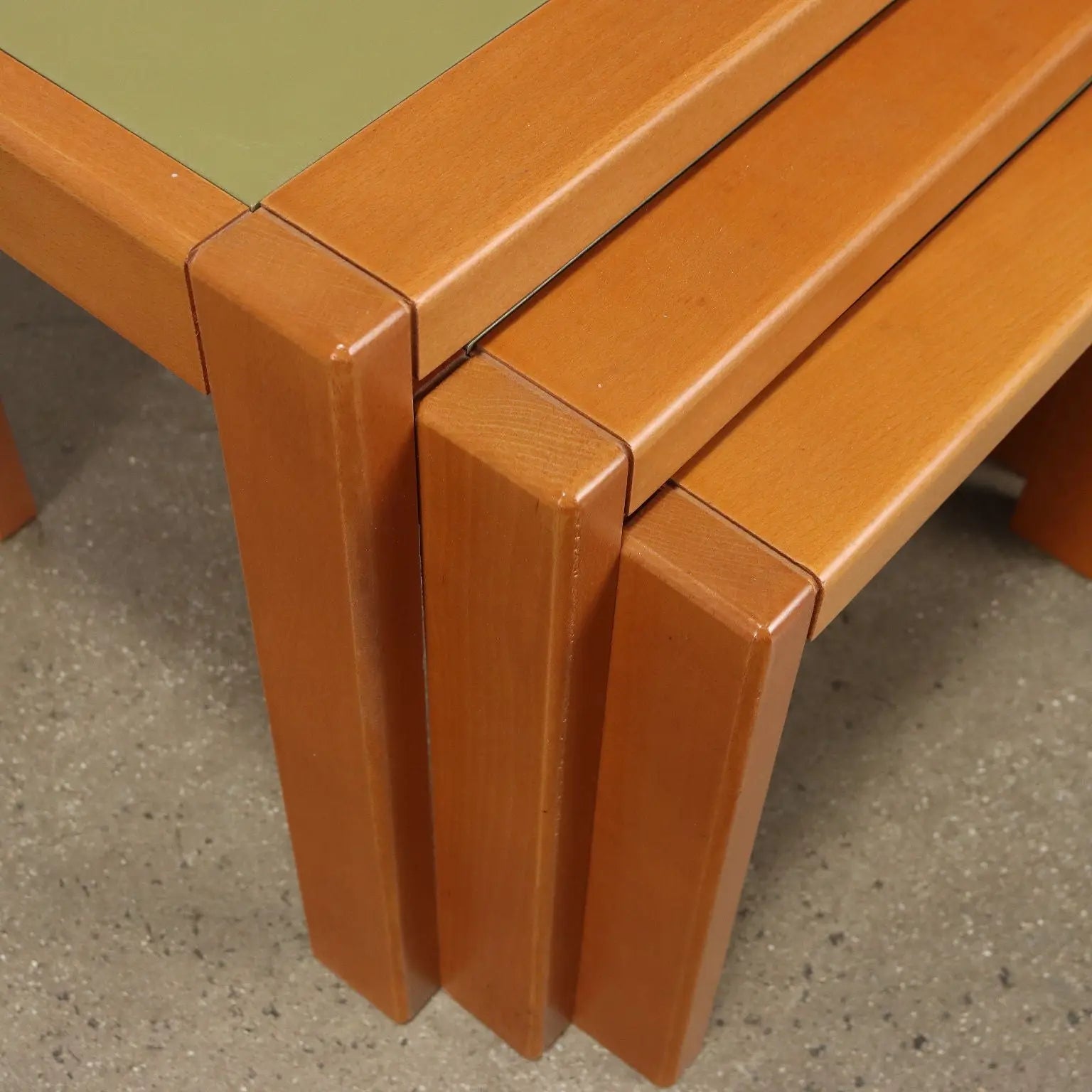 Vintage 1980s Coffee Table Painted Beech Italy | Modernism | Tables