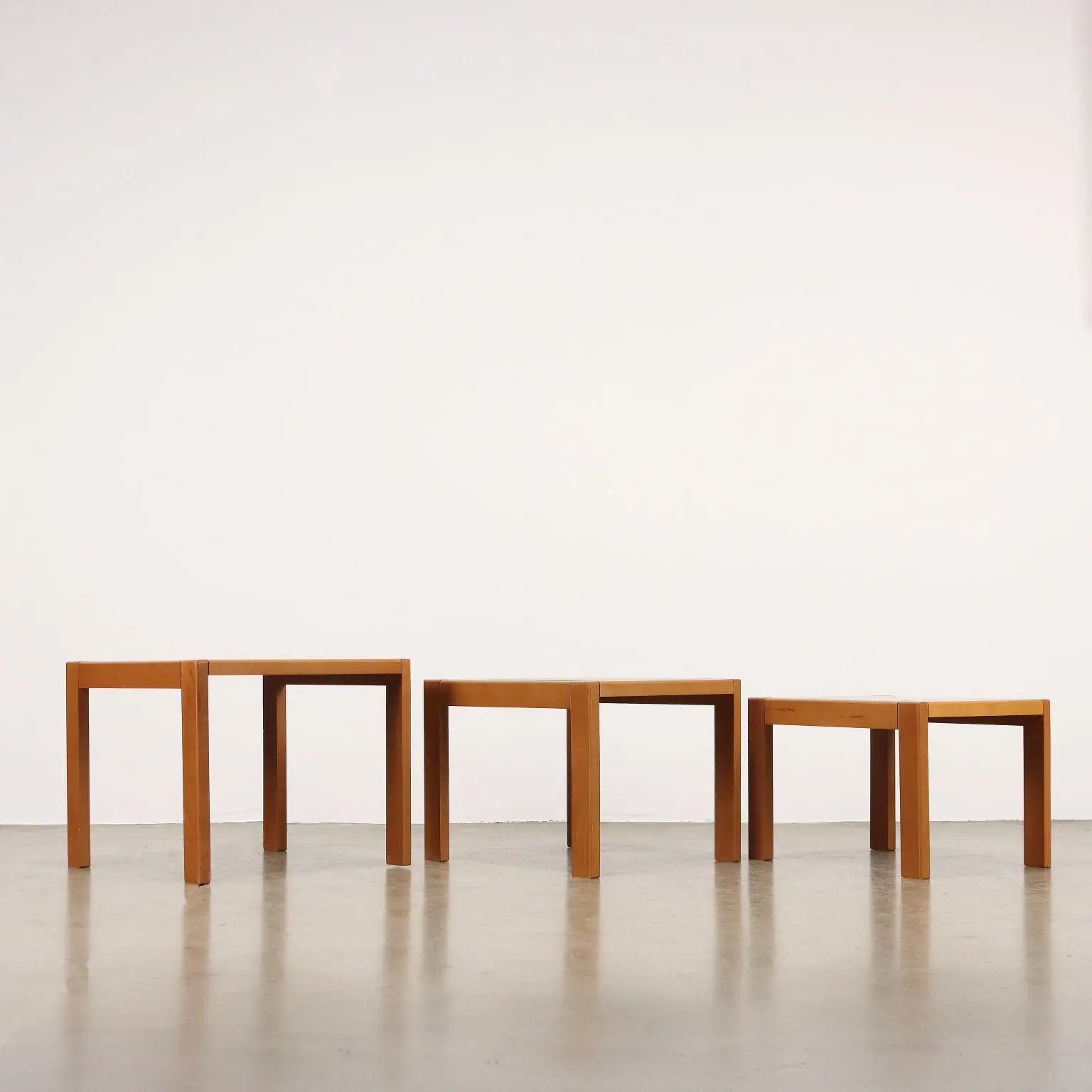 Vintage 1980s Coffee Table Painted Beech Italy | Modernism | Tables