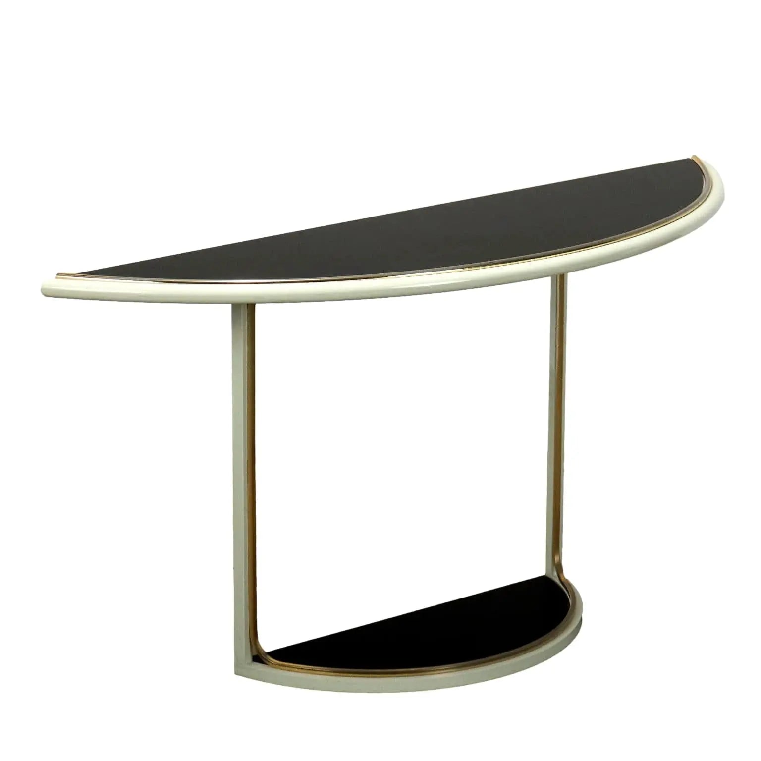 Vintage Console Design Tommaso Barbi Metal Brass 1970s-80s | Modernism | Tables