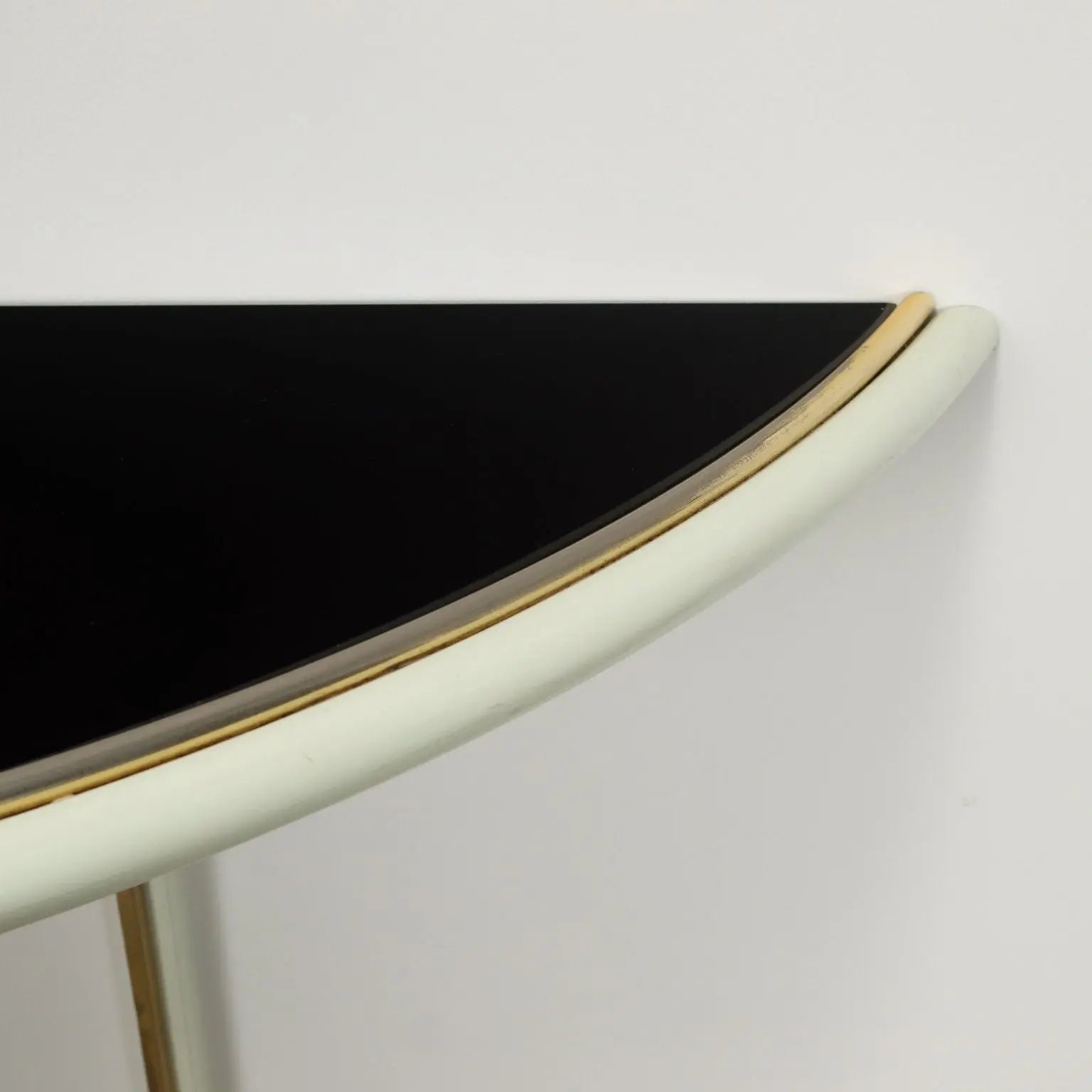 Vintage Console Design Tommaso Barbi Metal Brass 1970s-80s | Modernism | Tables