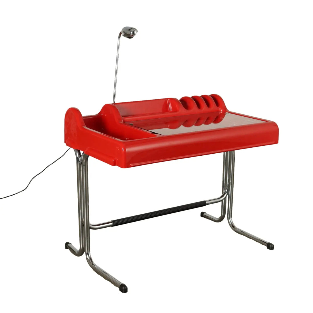 Molteni&Co. Orix Writing Desk Vintage Design  Parigi & Nani Prina - Red Version, Molteni&Co. 1970s | Modernism | Tables