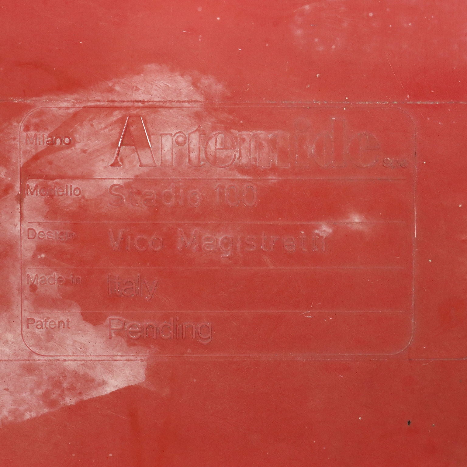 Artemide Stadio 100 Table Vintage Design V. Magistretti 1970s - Artemide Production, 1970s | Modernism  Tables