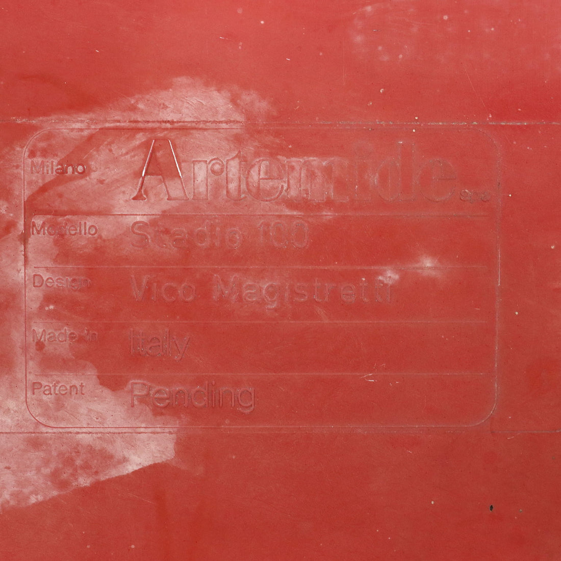 Artemide Stadio 100 Table Vintage Design V. Magistretti 1970s - Artemide Production, 1970s | Modernism  Tables
