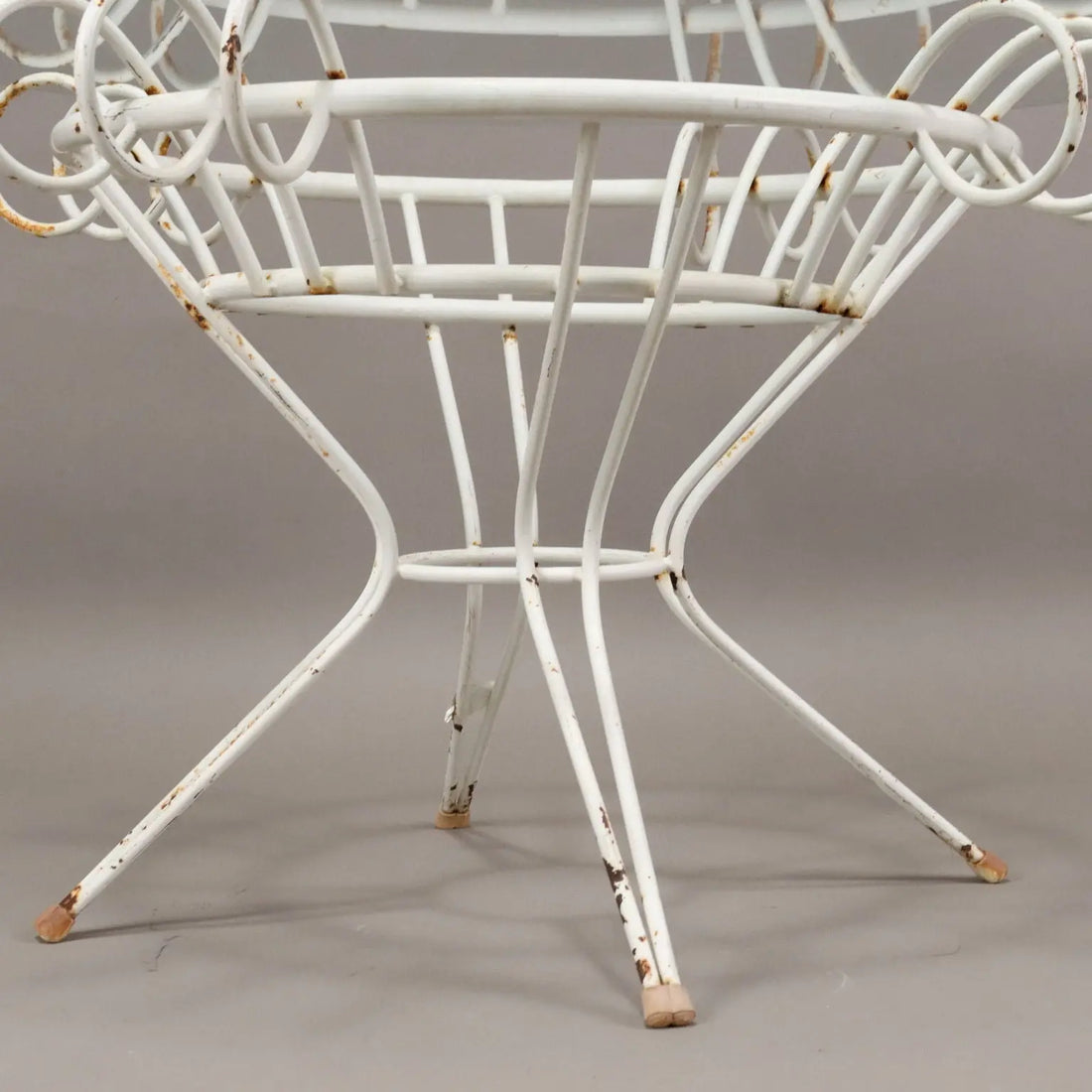 Vintage Table Wrought Iron Glass Italy 1950s | Modernism | Tables