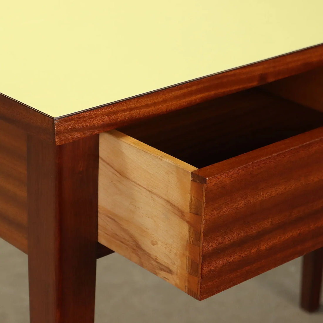 Vintage Writing Desk Laminate Mahogany Italy 1950s-60s | Modernism | Tables