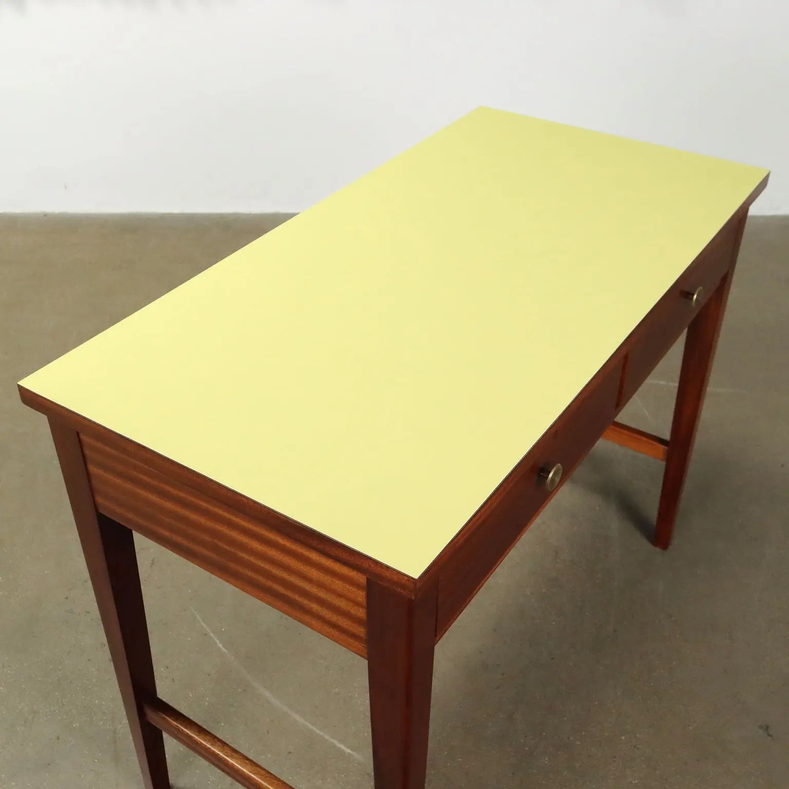 Vintage Writing Desk Laminate Mahogany Italy 1950s-60s | Modernism | Tables