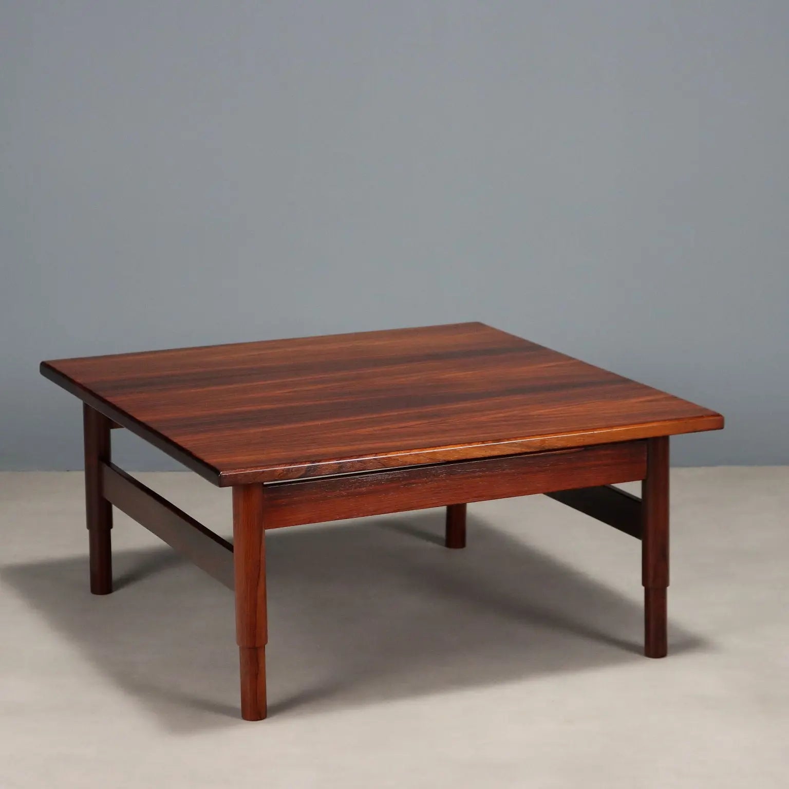 Vintage Coffee Table Exotic Wood Veneer Design Italy 1960s | Modernism | Tables