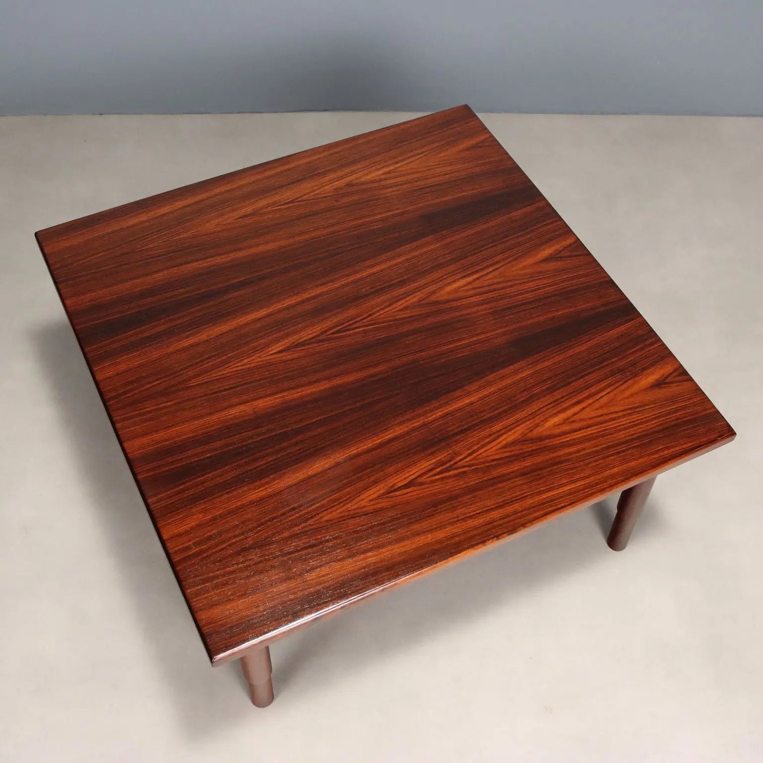 Vintage Coffee Table Exotic Wood Veneer Design Italy 1960s | Modernism | Tables
