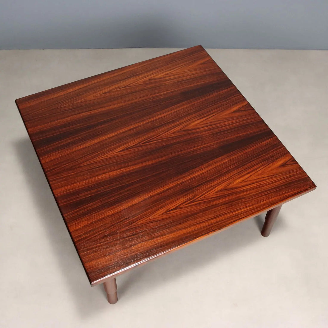 Vintage Coffee Table Exotic Wood Veneer Design Italy 1960s | Modernism | Tables