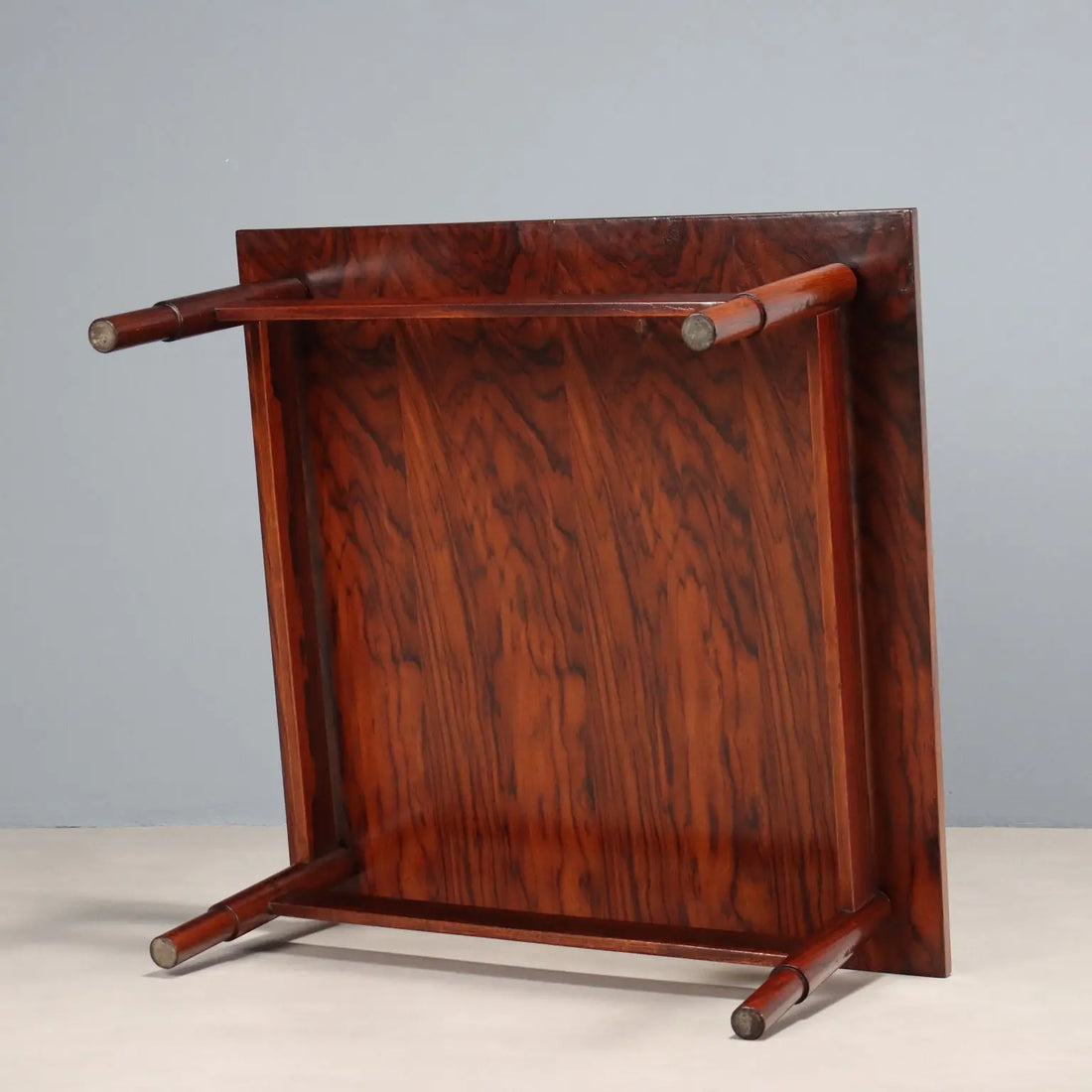 Vintage Coffee Table Exotic Wood Veneer Design Italy 1960s | Modernism | Tables