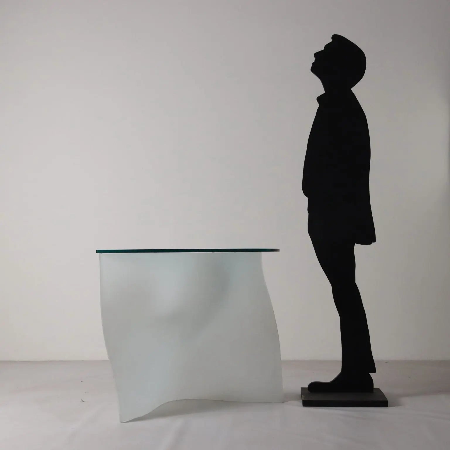 Glass Console Table 2000s - Modern Design