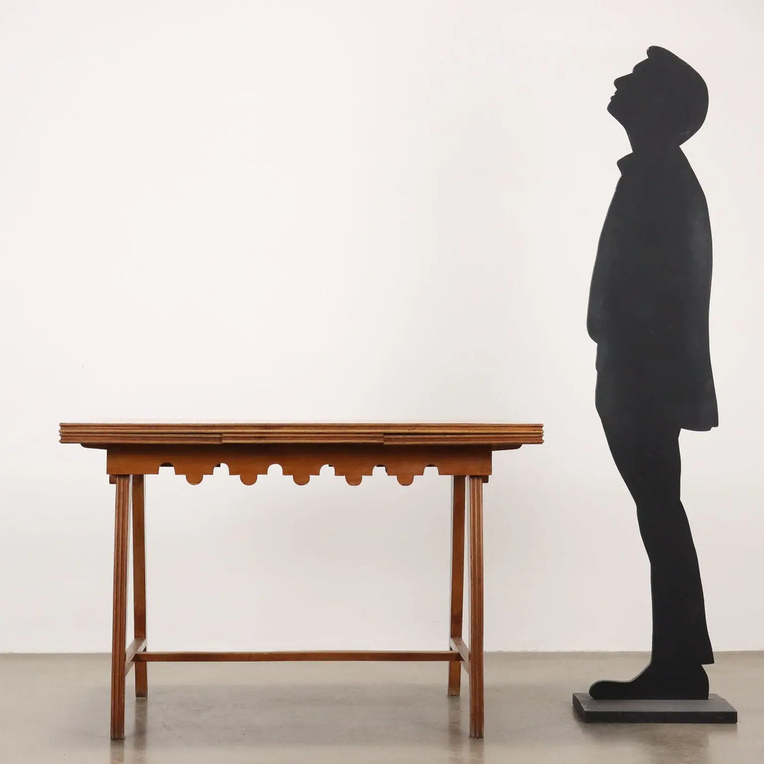 Vintage Extendable Table Oak Laminate Top Italy 1950s | Modernism | Tables