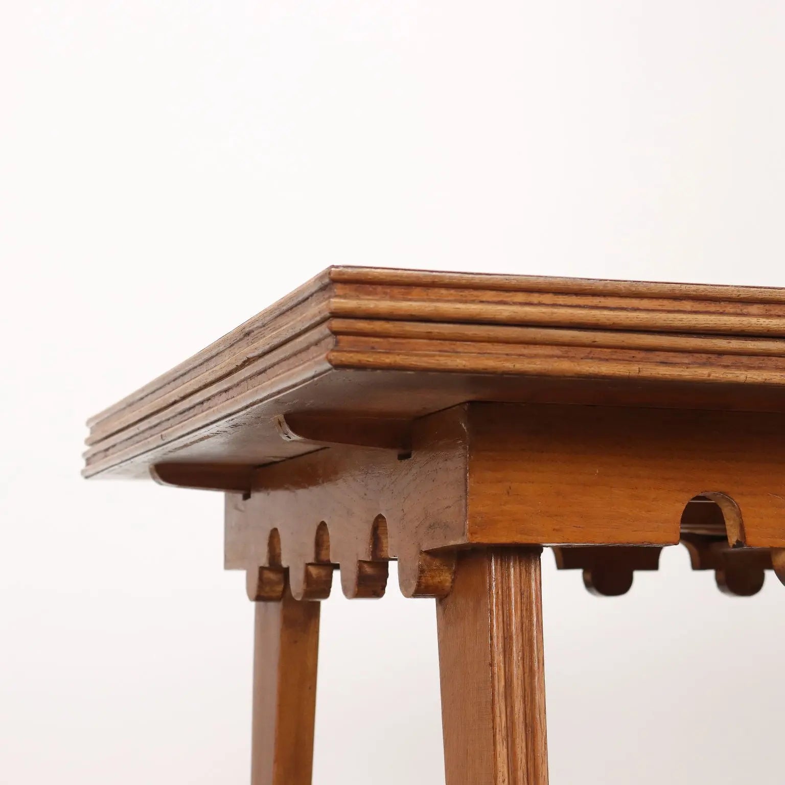 Vintage Extendable Table Oak Laminate Top Italy 1950s | Modernism | Tables