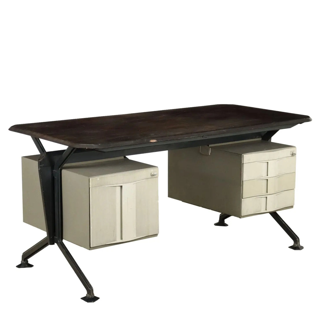 Olivetti Arco Writing Desk Design BBPR Vintage 1960s-1970s | Modernism | Tables