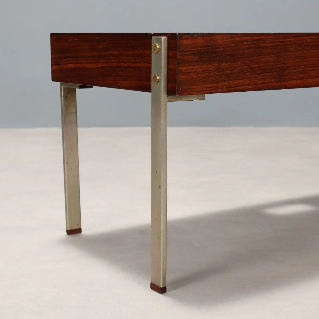 Vintage Kitchen Cart Exotic Wood Veneer Design Italy 1960s | Modernism | Tables