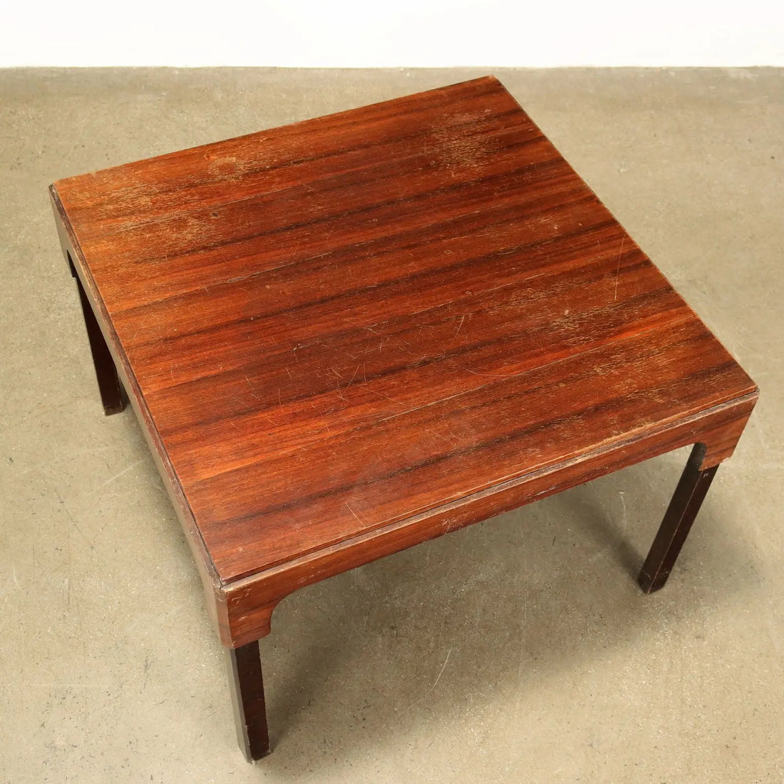 Vintage Coffee Table Exotic Wood Veneer Design Italy 1960s | Modernism | Tables