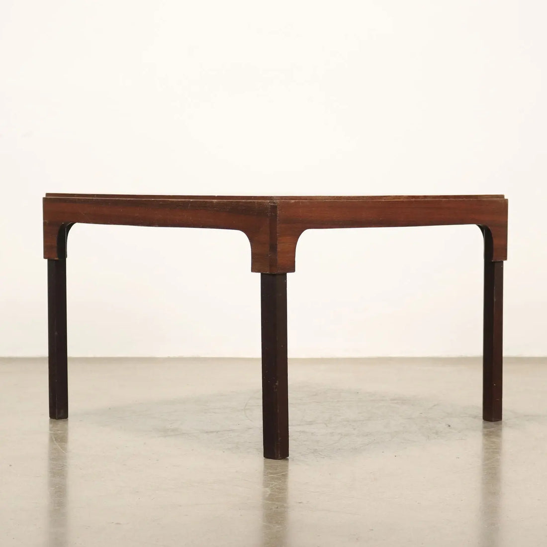 Vintage Coffee Table Exotic Wood Veneer Design Italy 1960s | Modernism | Tables