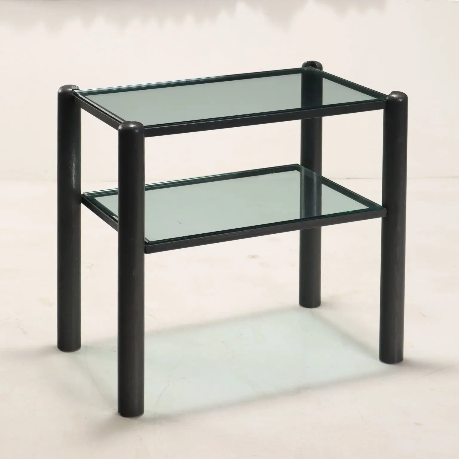 Vintage Coffee Table Design Lacquered Wood Glass Italy 1980s | Modernism | Tables