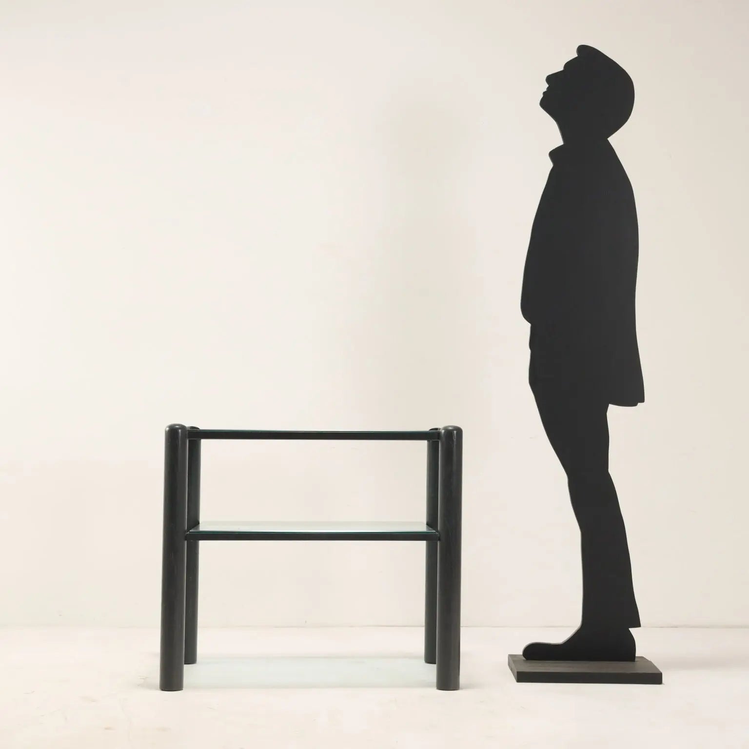 Vintage Coffee Table Design Lacquered Wood Glass Italy 1980s | Modernism | Tables