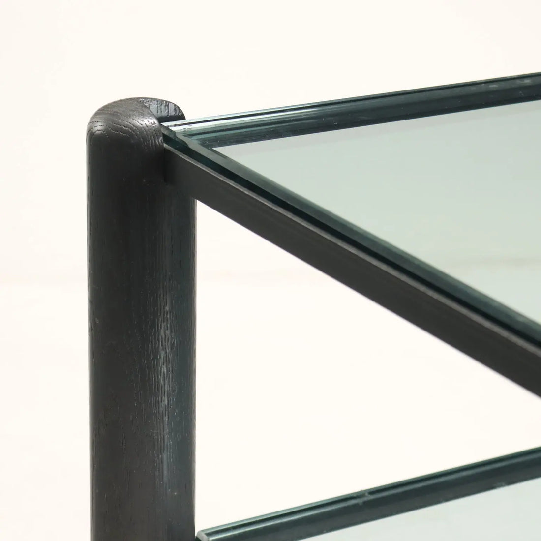 Vintage Coffee Table Design Lacquered Wood Glass Italy 1980s | Modernism | Tables