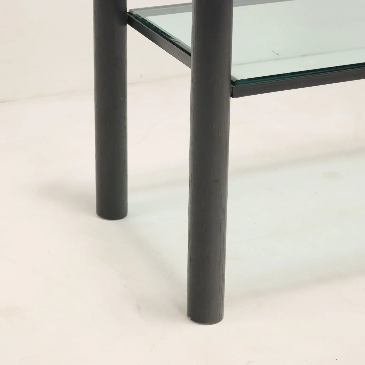 Vintage Coffee Table Design Lacquered Wood Glass Italy 1980s | Modernism | Tables