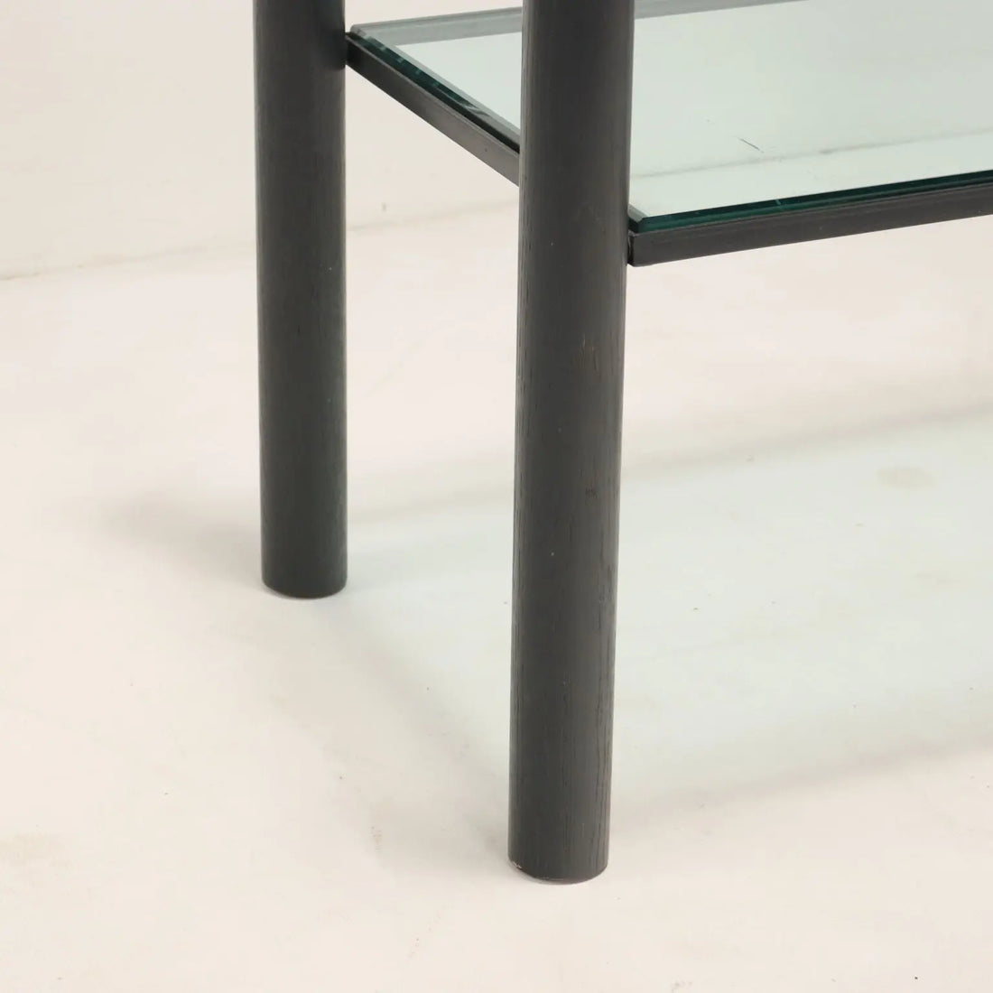 Vintage Coffee Table Design Lacquered Wood Glass Italy 1980s | Modernism | Tables