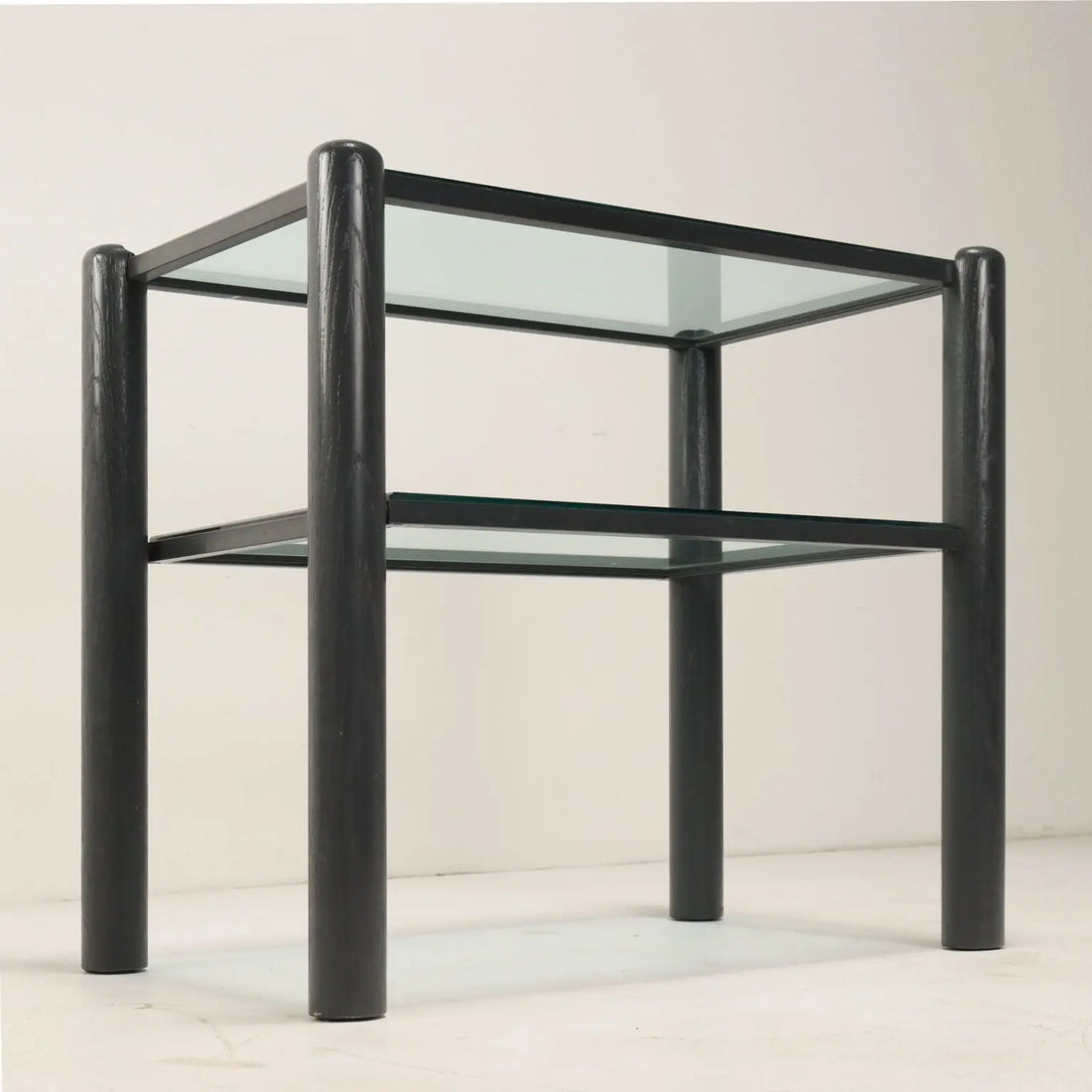 Vintage Coffee Table Design Lacquered Wood Glass Italy 1980s | Modernism | Tables